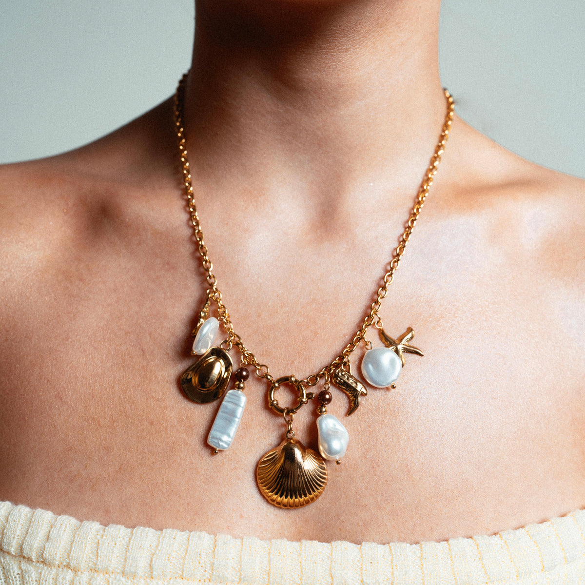 Cockle Shell Charm