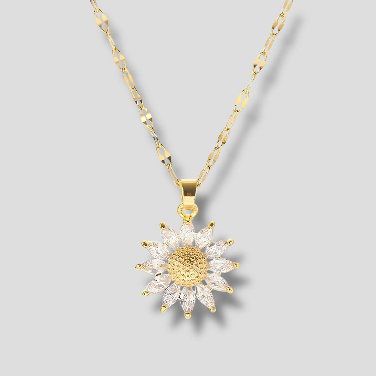 CZ Crystal Flower Chain