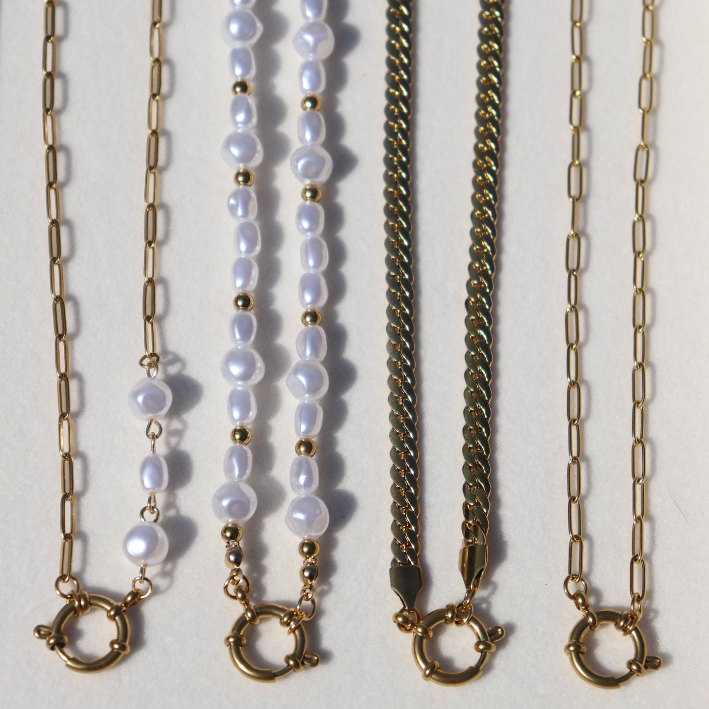 Paperclip Sailor Charm Necklace