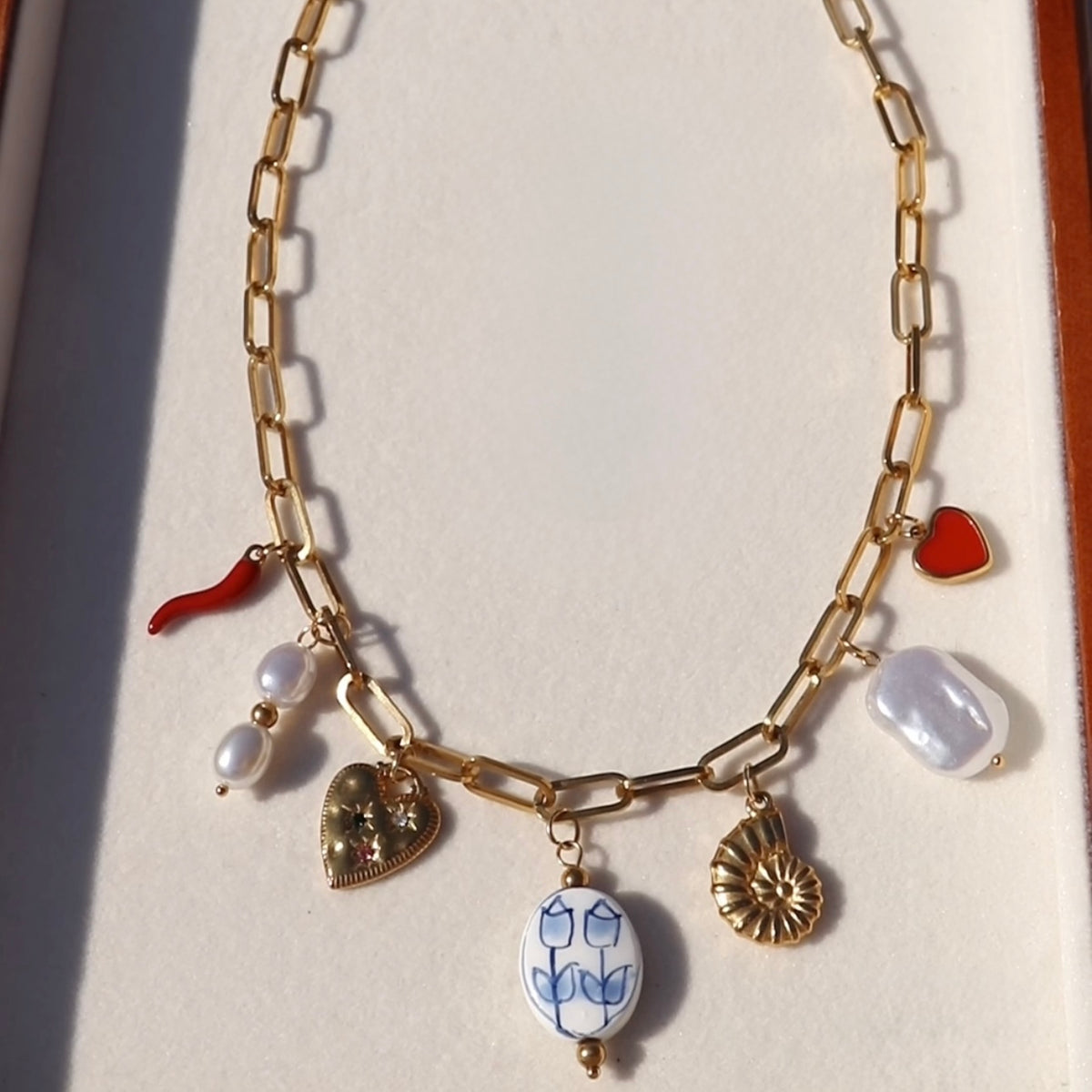 Mykonos Multicharm Necklace