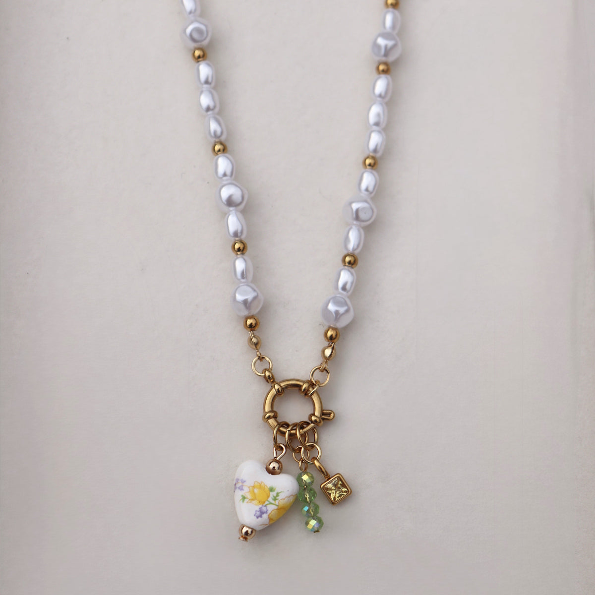 Green Bead Charm