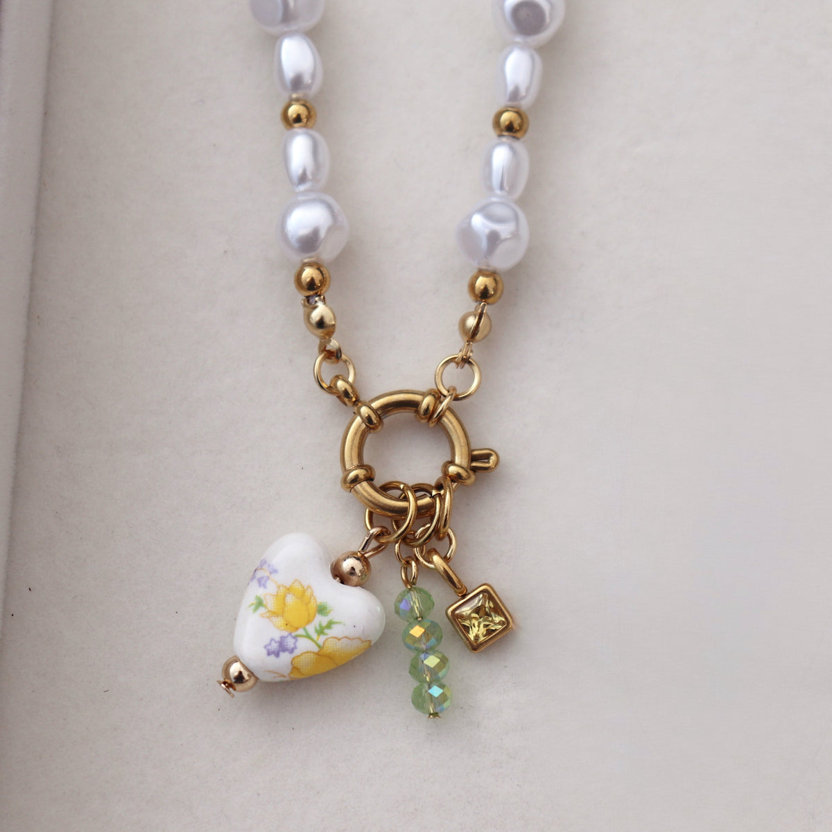 Green Bead Charm