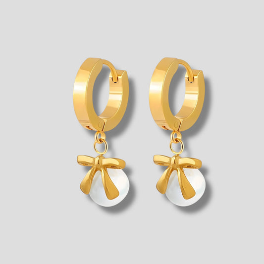 Holly Bow Earrings