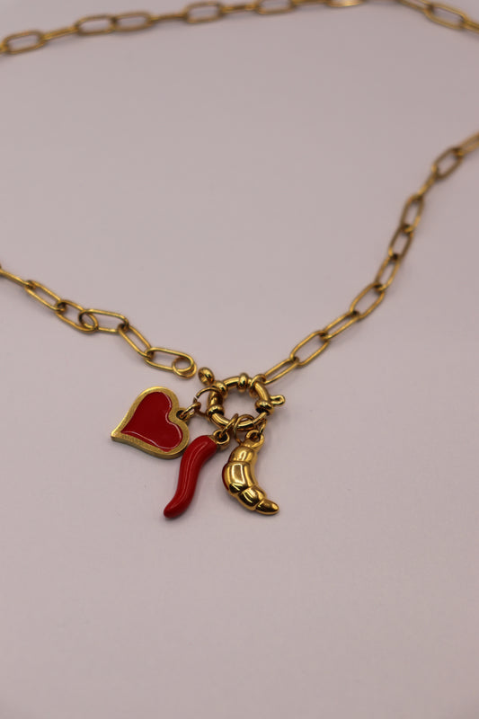 Red Heart Charm
