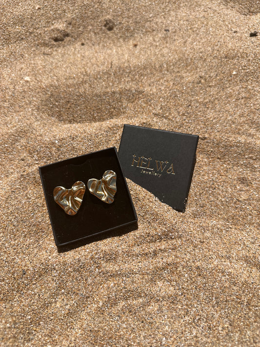 Haadiya Heart Earrings