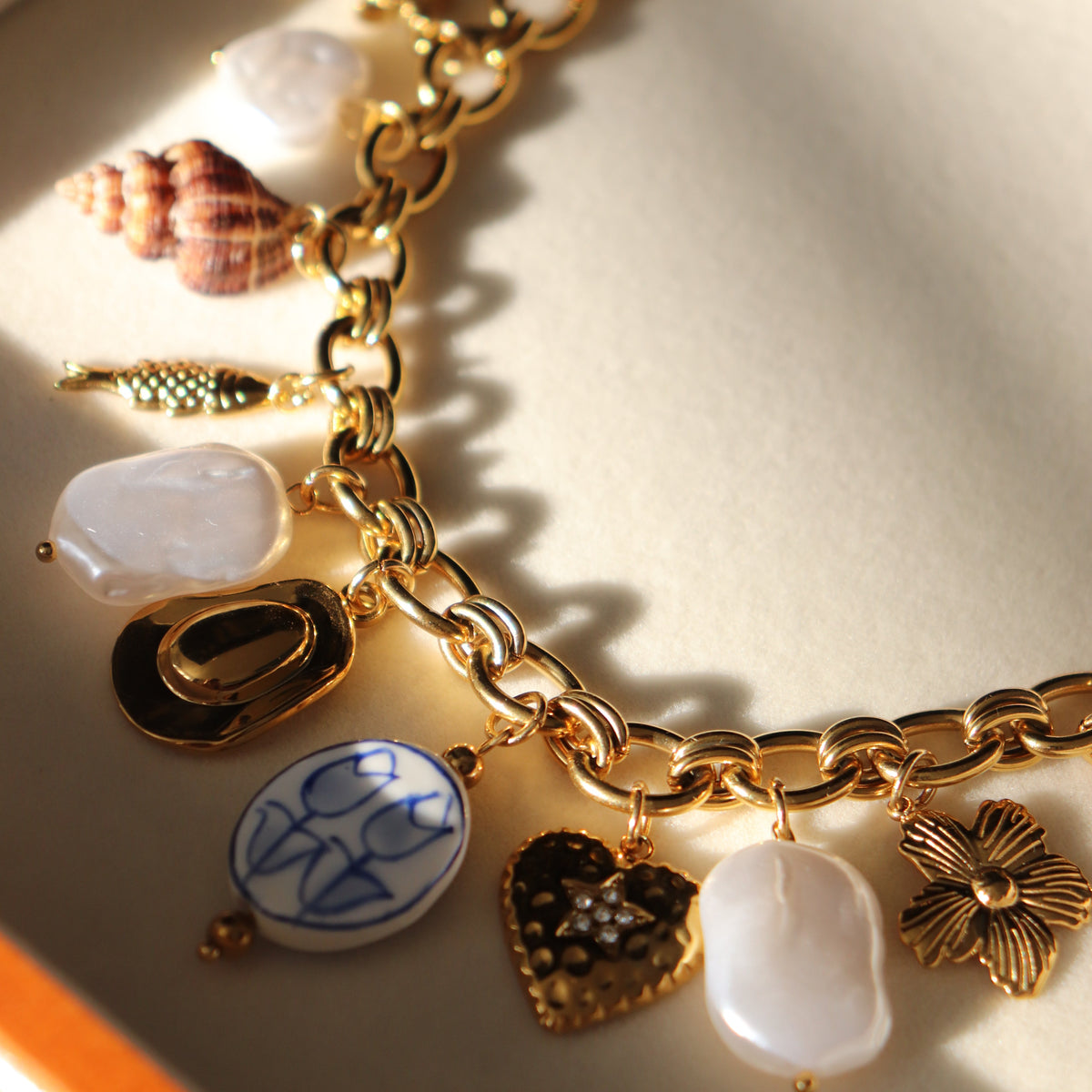 Solana Multicharm Necklace