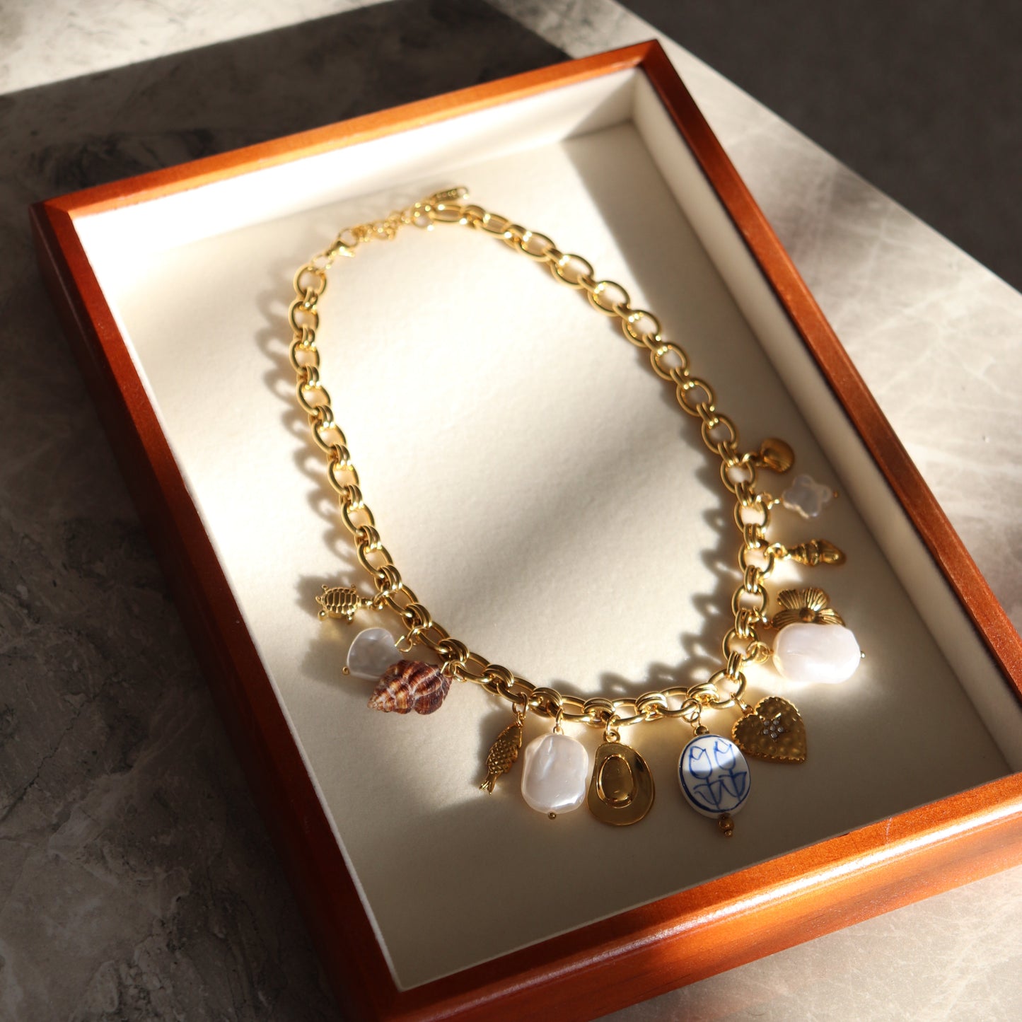 Solana Multicharm Necklace