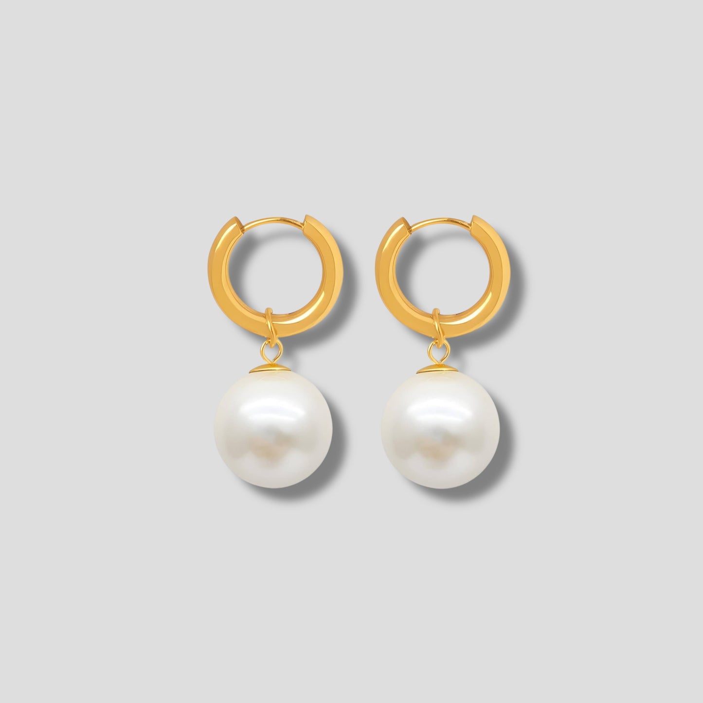 Pearl Drop Mini Hoop