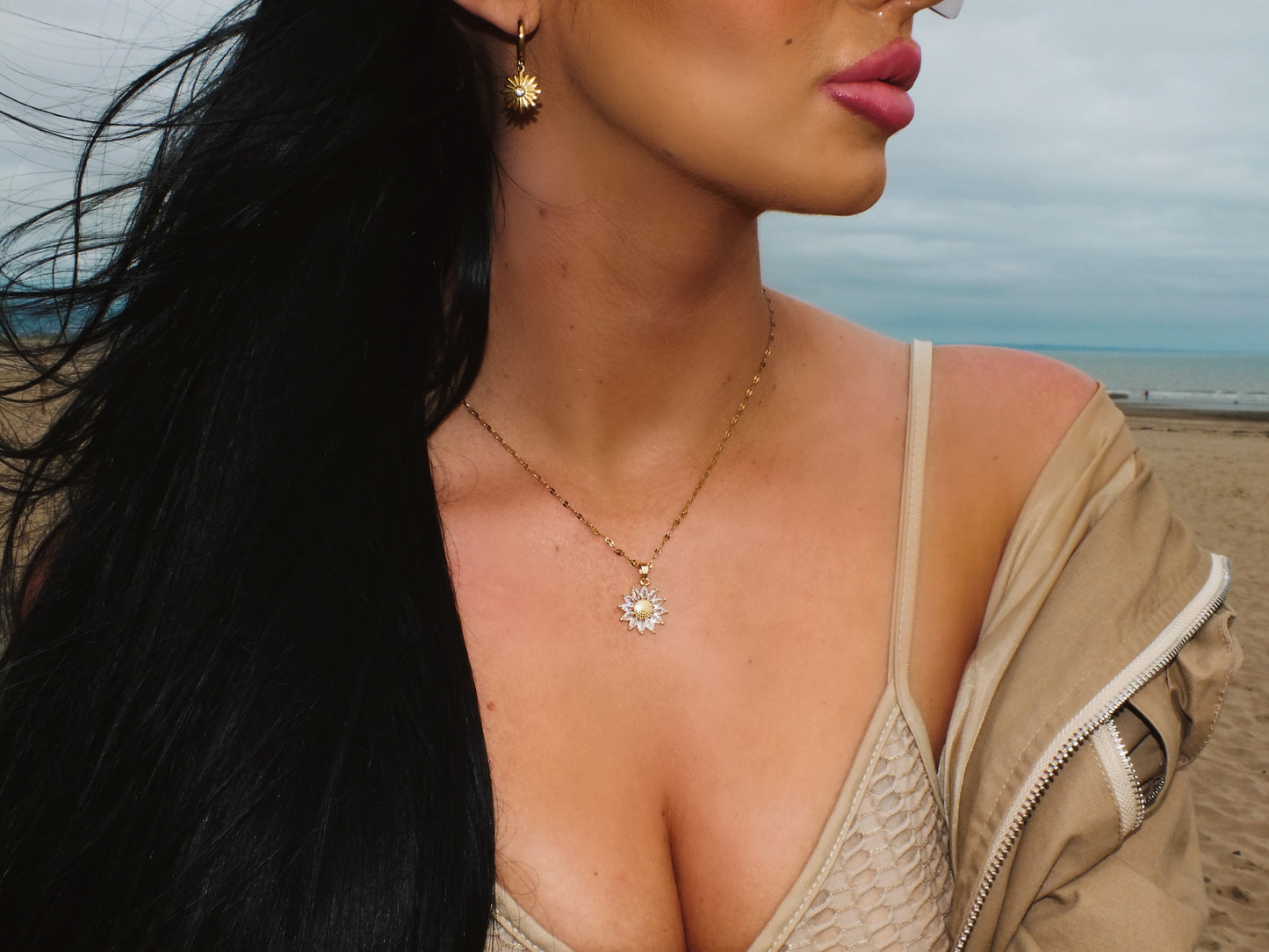 CZ Crystal Flower Chain