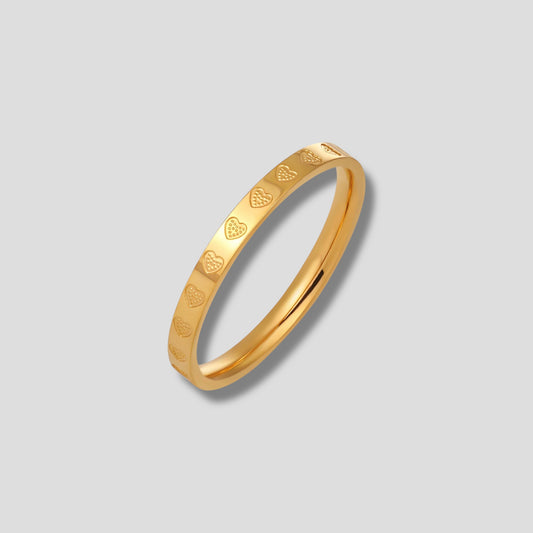 Hearts Band Ring