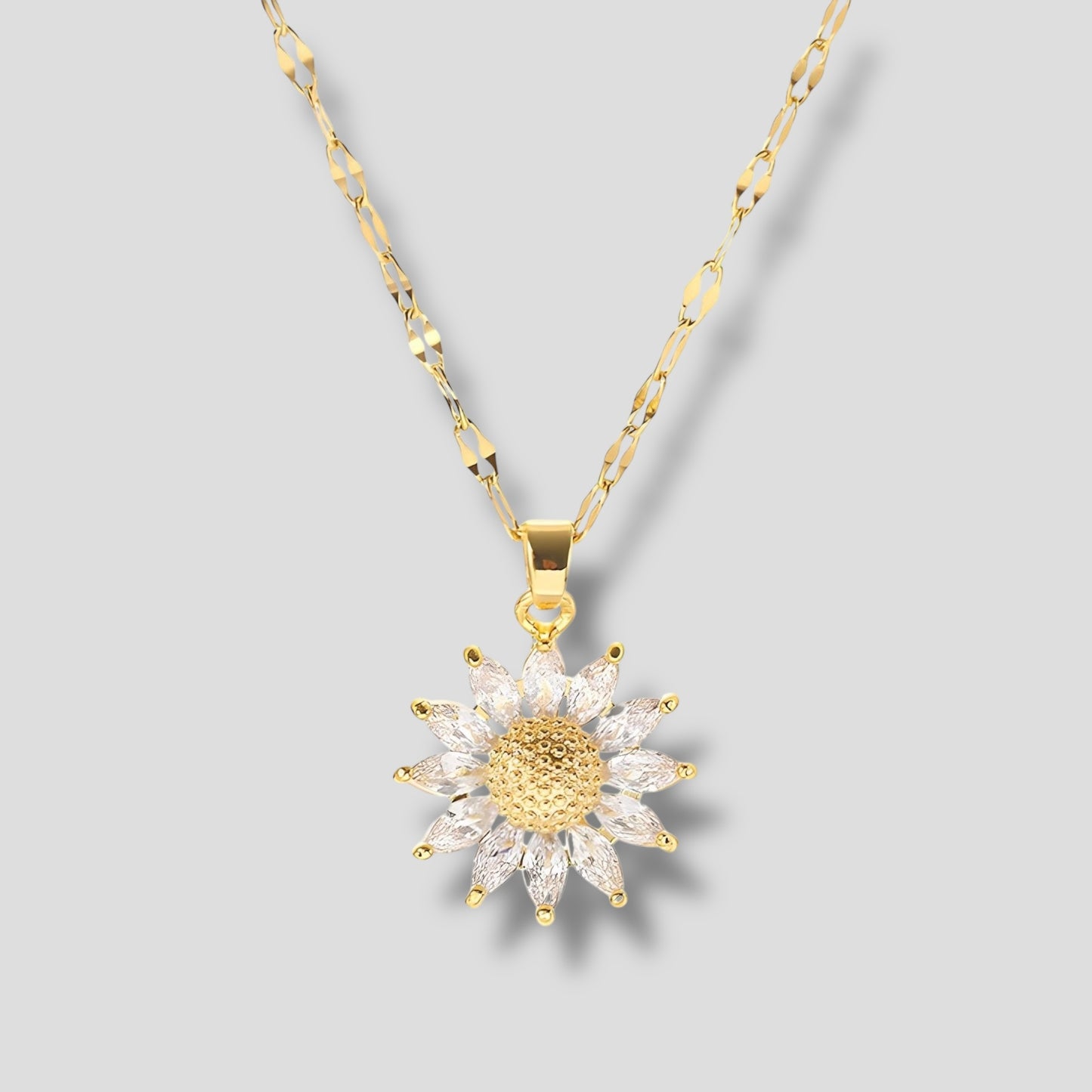CZ Crystal Flower Chain