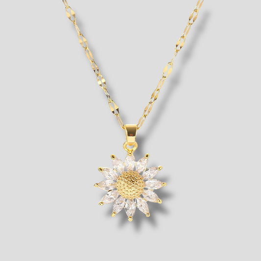 CZ Crystal Flower Chain