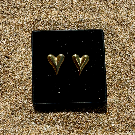 Hattie Heart Studs