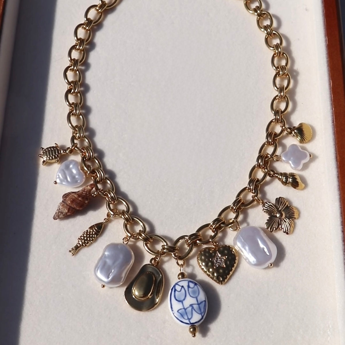 Solana Multicharm Necklace