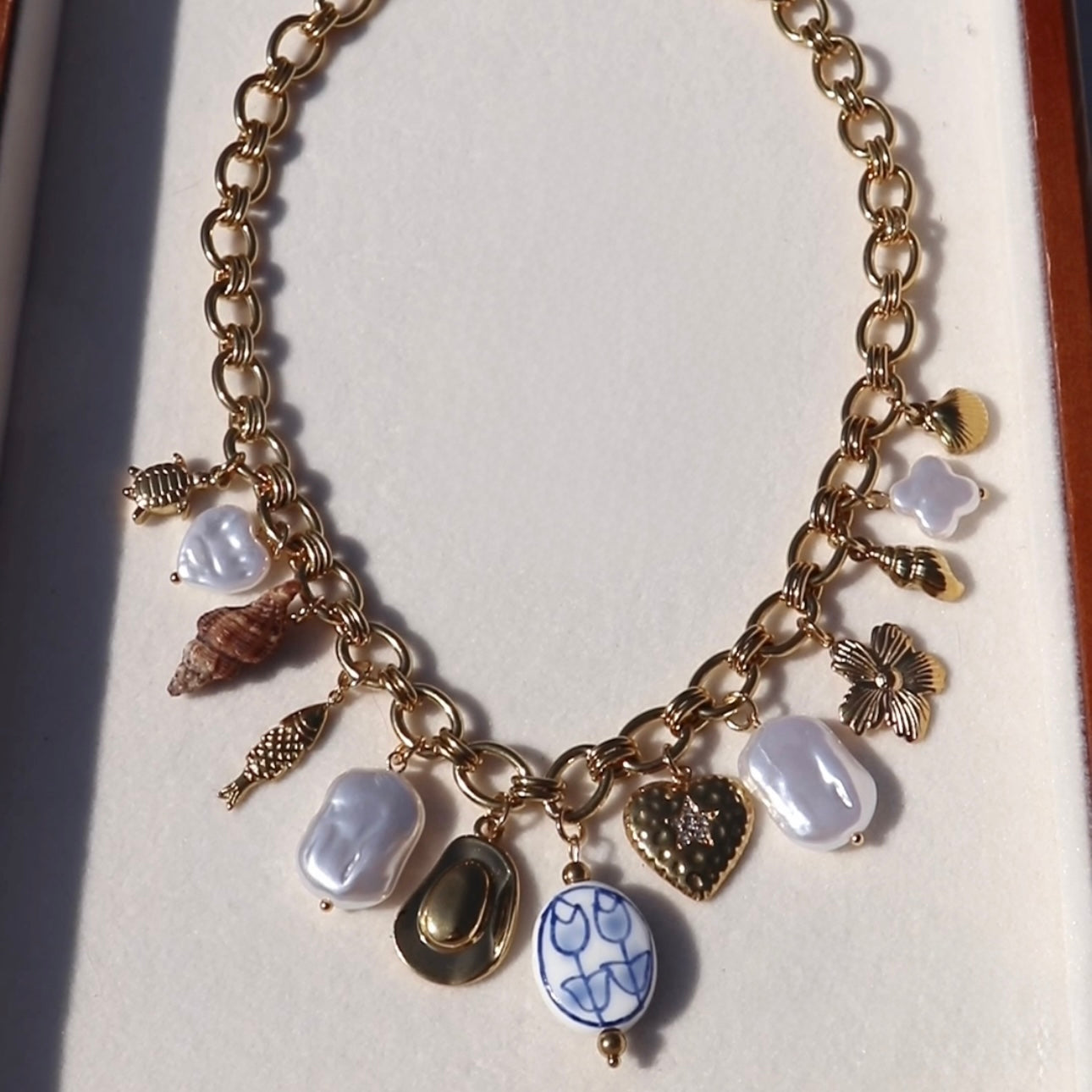 Solana Multicharm Necklace