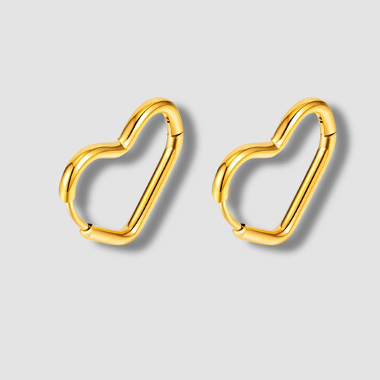 Heart Outline Hoops