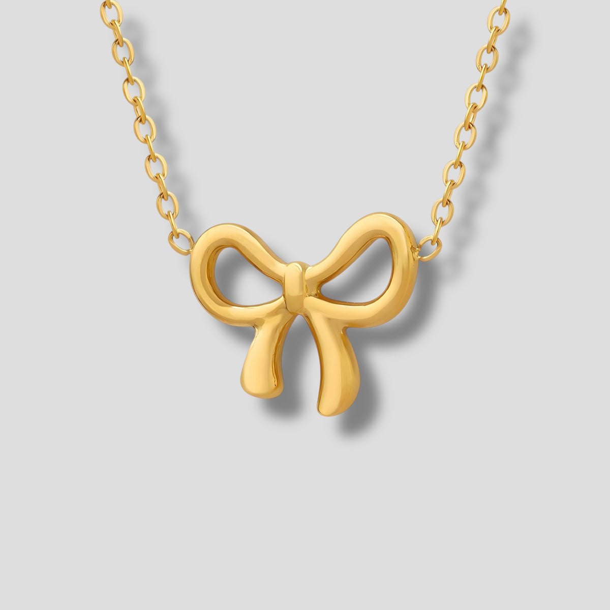 Holly Bow Necklace