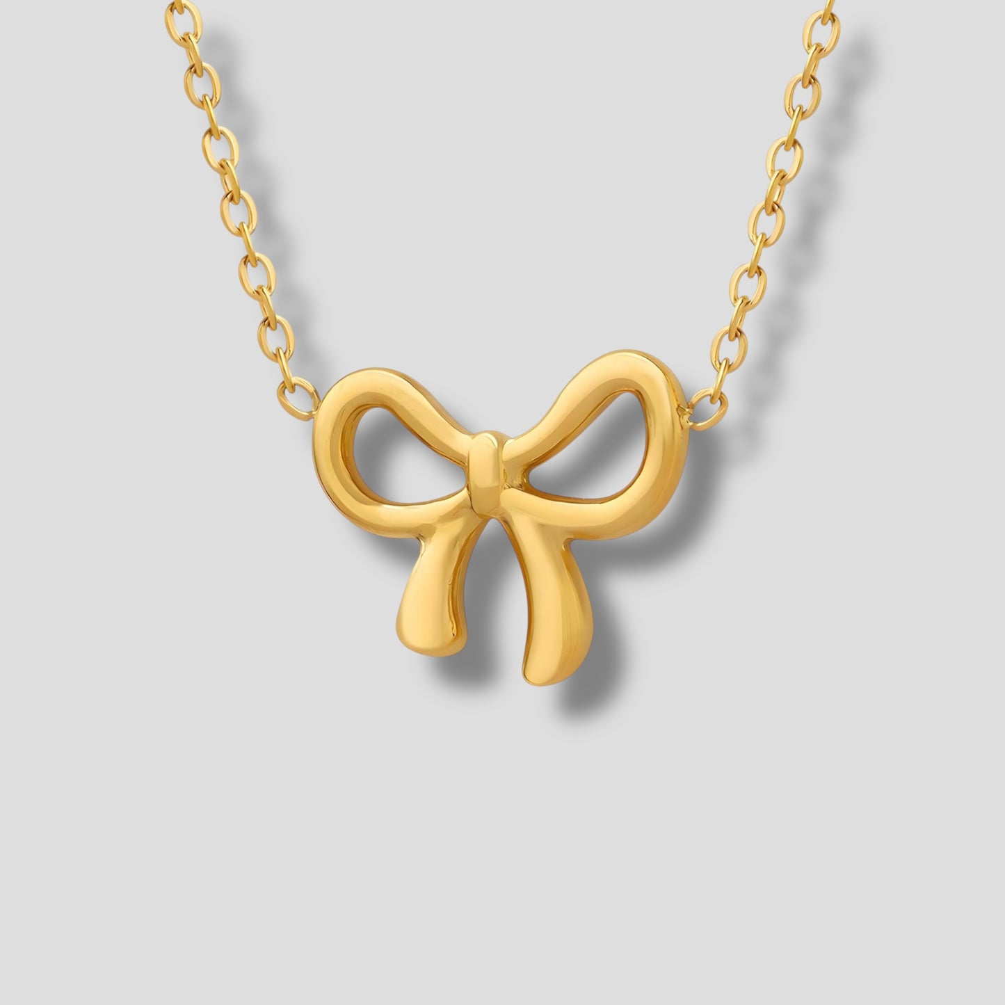 Holly Bow Necklace