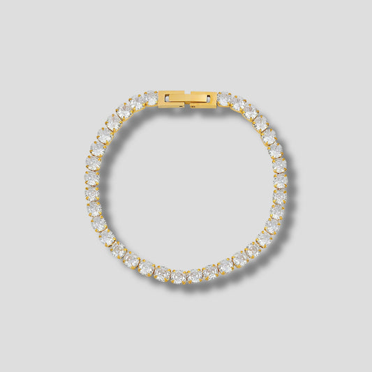 HELWA Gold Tennis Bracelet