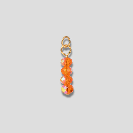 Orange Bead Charm