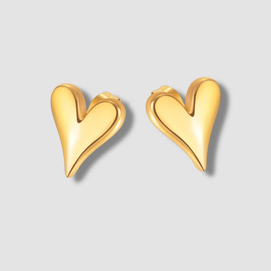 Hattie Heart Studs